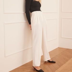 High waisted trousers